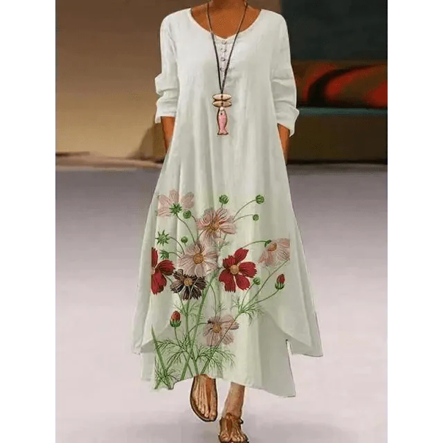 Fashion Long Sleeve Casual Loose Dress for Women - Summer Fashion Dresses for Women