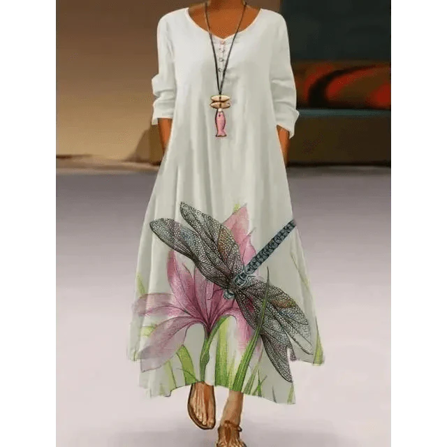 Fashion Long Sleeve Casual Loose Dress for Women - Summer Fashion Dresses for Women
