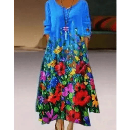 Fashion Long Sleeve Casual Loose Dress for Women - Summer Fashion Dresses for Women