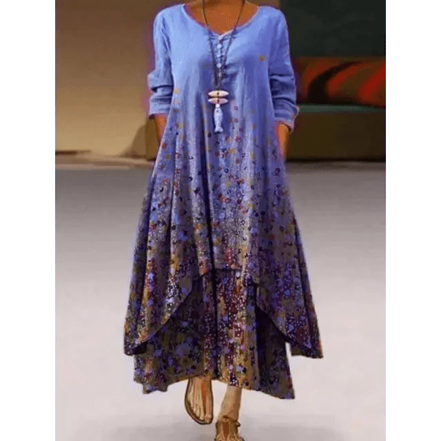 Fashion Long Sleeve Casual Loose Dress for Women - Summer Fashion Dresses for Women