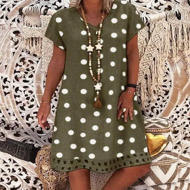 Stylish Summer Dress Loose Ladies Orange Yellow Summer Dresses For Women - Women Cute Outfits
