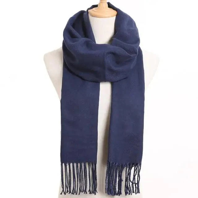 Winter Scarf Women Warm Solid Scarves Fashion Casual Scarfs For Women Casual Scarfs For Winter