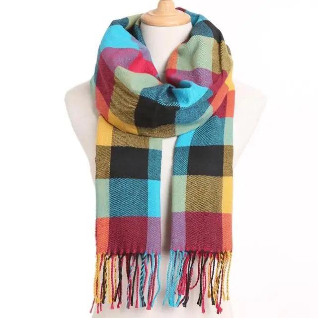 Winter Scarf Women Warm Solid Scarves Fashion Casual Scarfs For Women Casual Scarfs For Winter