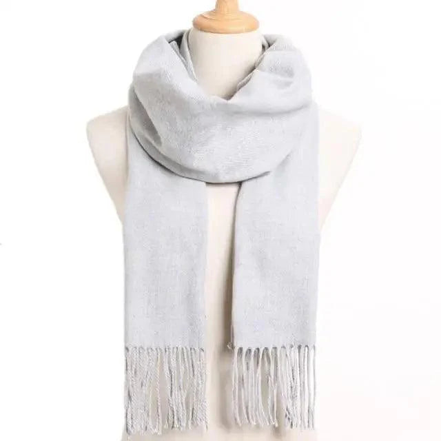Winter Scarf Women Warm Solid Scarves Fashion Casual Scarfs For Women Casual Scarfs For Winter