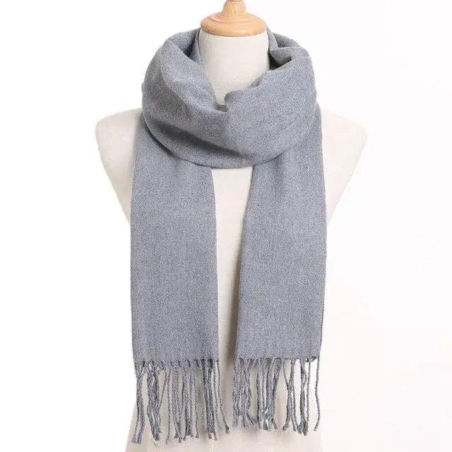 Winter Scarf Women Warm Solid Scarves Fashion Casual Scarfs For Women Casual Scarfs For Winter