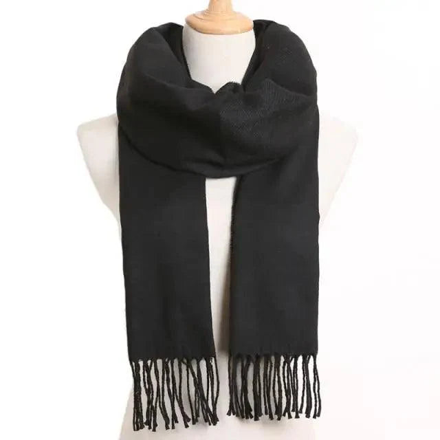 Winter Scarf Women Warm Solid Scarves Fashion Casual Scarfs For Women Casual Scarfs For Winter