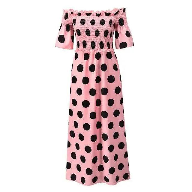 Women Summer And Autumn Fashion A-Line One-Shoulder High Waist Dresses - Fashion Summer Dresses For Women