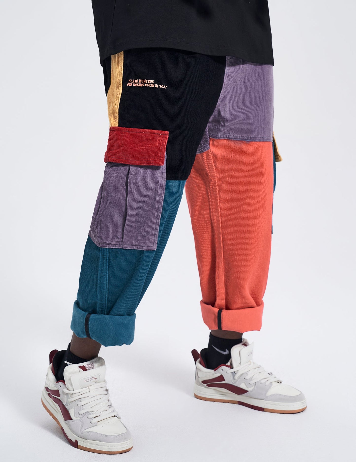 Pantalon cargo patchwork urbain NP2