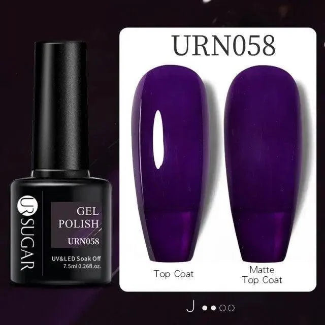 TREND Matte 7.5ML Nail Gel Polish Base Matte Coat UV LED Home Manicure Luxury Matte Design Luxury Nail Gel For Womens and Girls