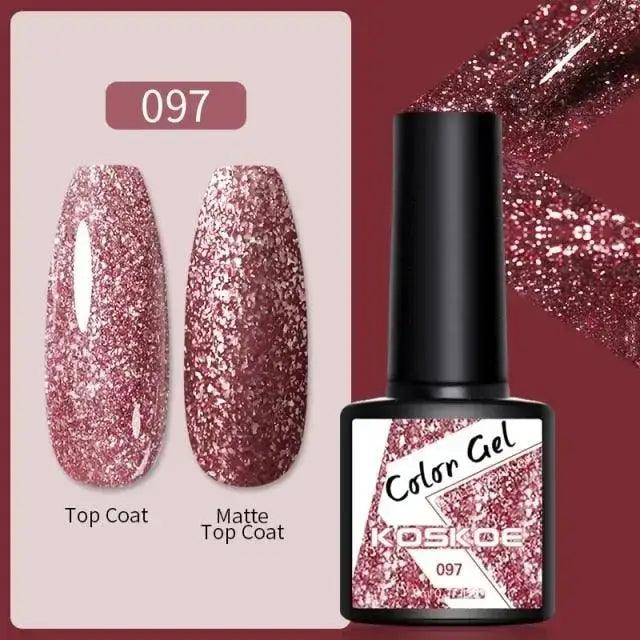 Spring Summer Nail Gel Polish Colorful UV LED Diamond Stylish Glossy and Matte Fashion Design For Womens