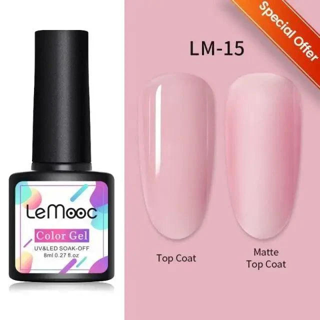 Spring Summer Nail Gel Polish Colorful UV LED Diamond Stylish Glossy and Matte Fashion Design For Womens