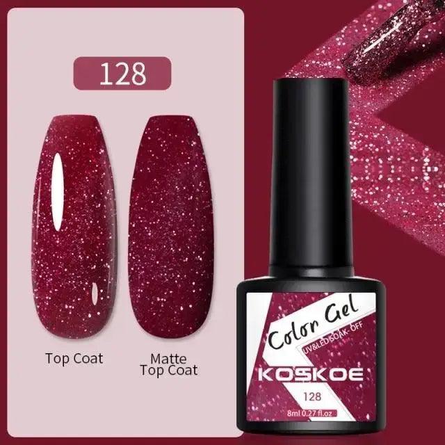 Spring Summer Nail Gel Polish Colorful UV LED Diamond Stylish Glossy and Matte Fashion Design For Womens