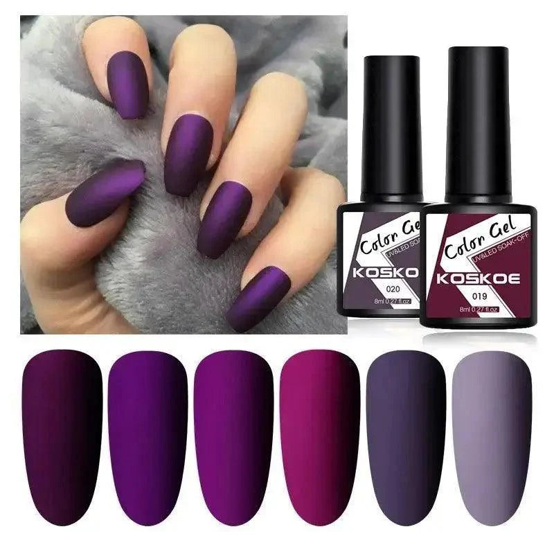 Spring Summer Nail Gel Polish Colorful UV LED Diamond Stylish Glossy and Matte Fashion Design For Womens
