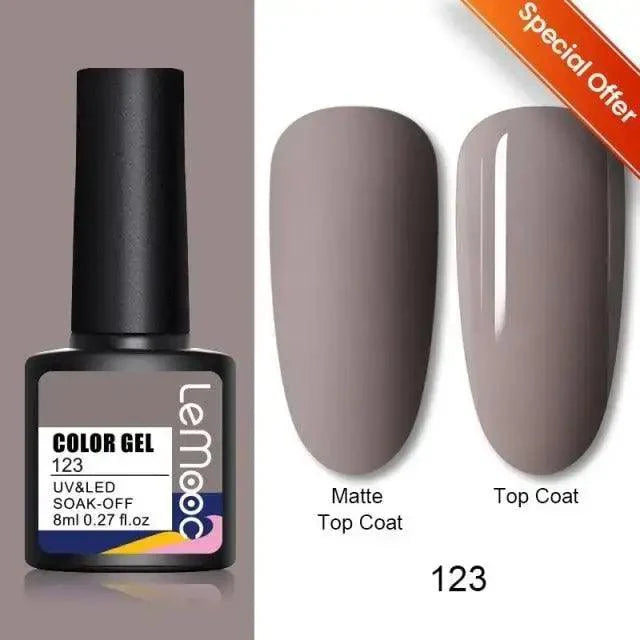 Spring Summer Nail Gel Polish Colorful UV LED Diamond Stylish Glossy and Matte Fashion Design For Womens