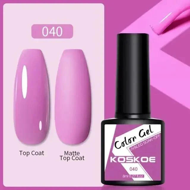 Spring Summer Nail Gel Polish Colorful UV LED Diamond Stylish Glossy and Matte Fashion Design For Womens