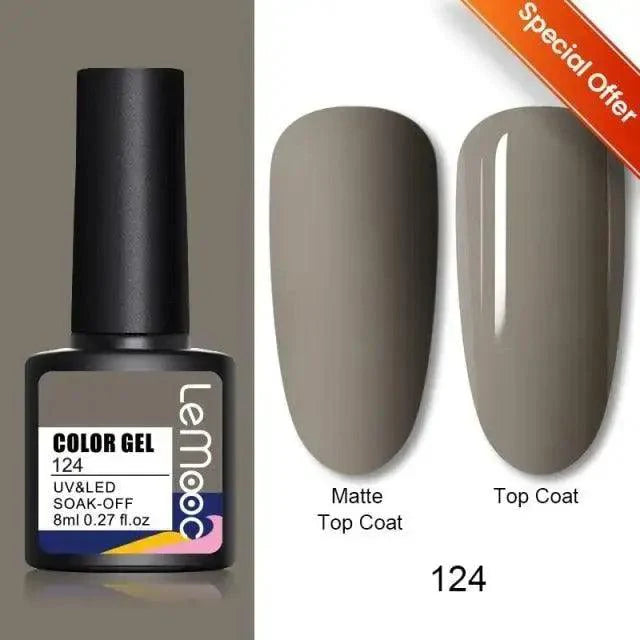 Spring Summer Nail Gel Polish Colorful UV LED Diamond Stylish Glossy and Matte Fashion Design For Womens