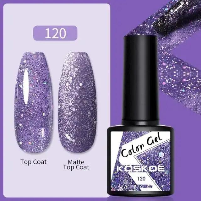Spring Summer Nail Gel Polish Colorful UV LED Diamond Stylish Glossy and Matte Fashion Design For Womens