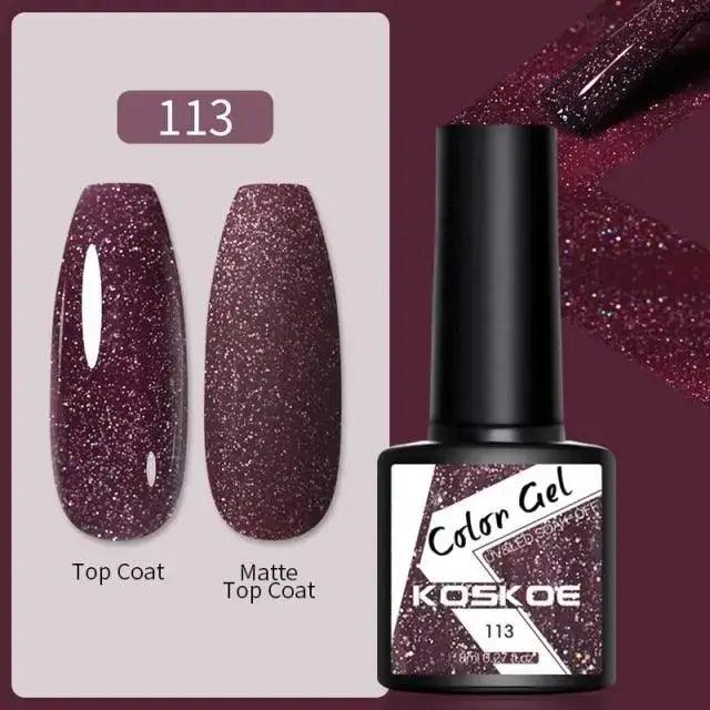 Spring Summer Nail Gel Polish Colorful UV LED Diamond Stylish Glossy and Matte Fashion Design For Womens