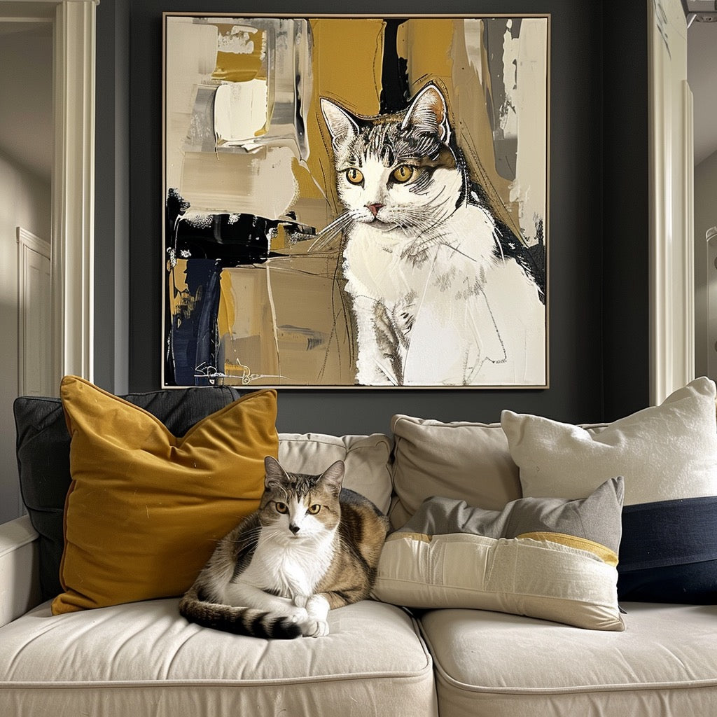Graffiti-Wheat Field™ Custom Pet Portrait