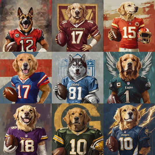 Paws & Play: Fußball-Edition Texturporträt