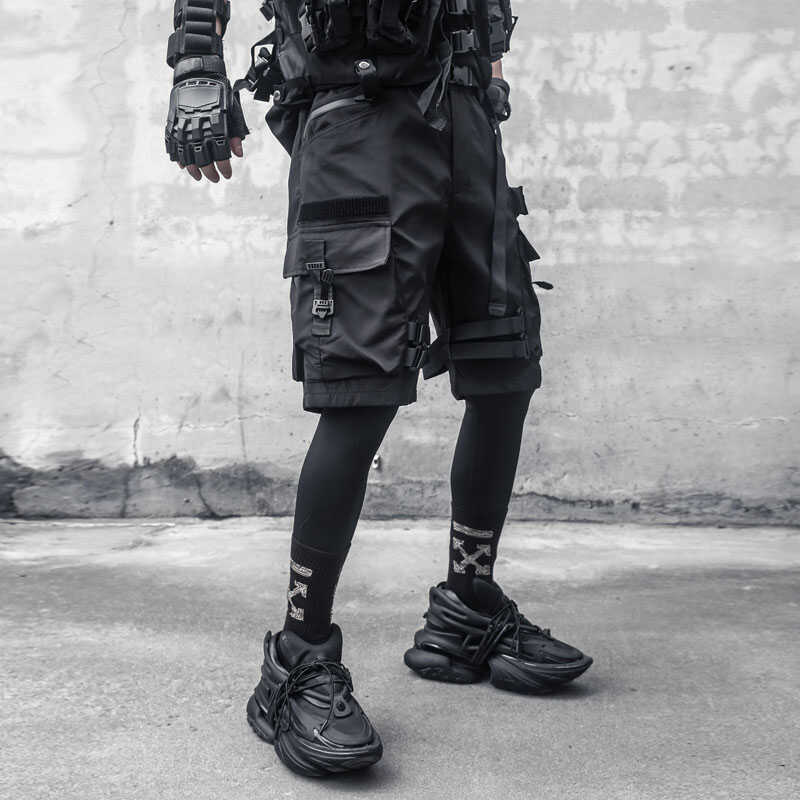 IBS429 Paratrooper Matte Black Shorts