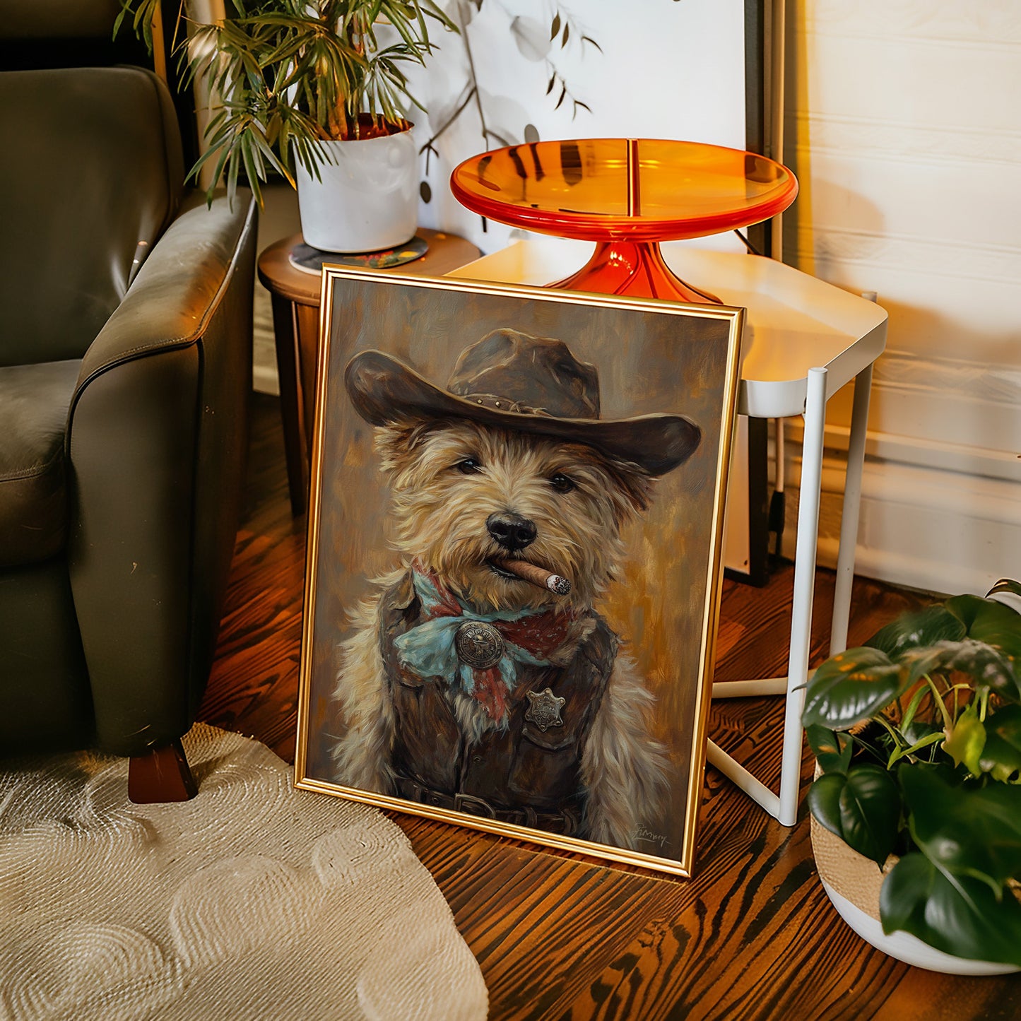 Wheaten Terrier Wild-West-Deputy