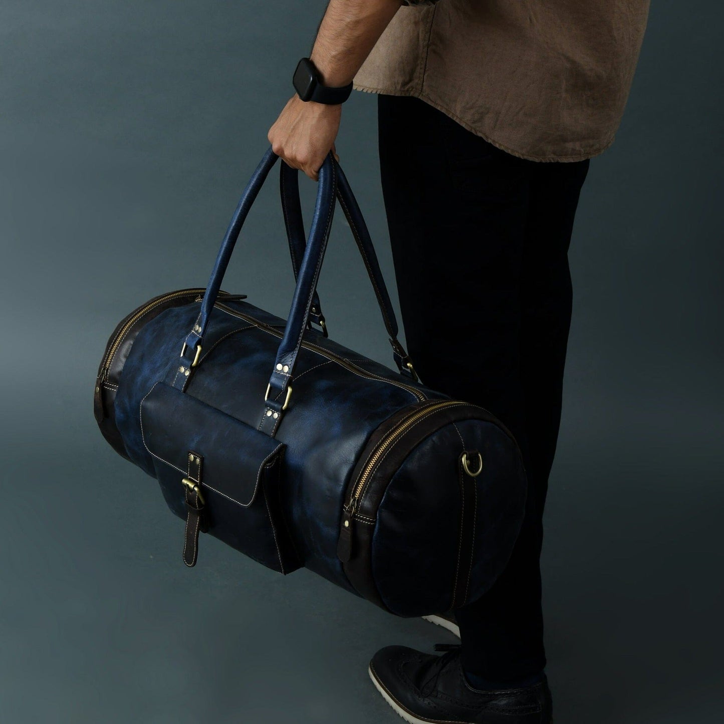 Blauer Premium Seesack