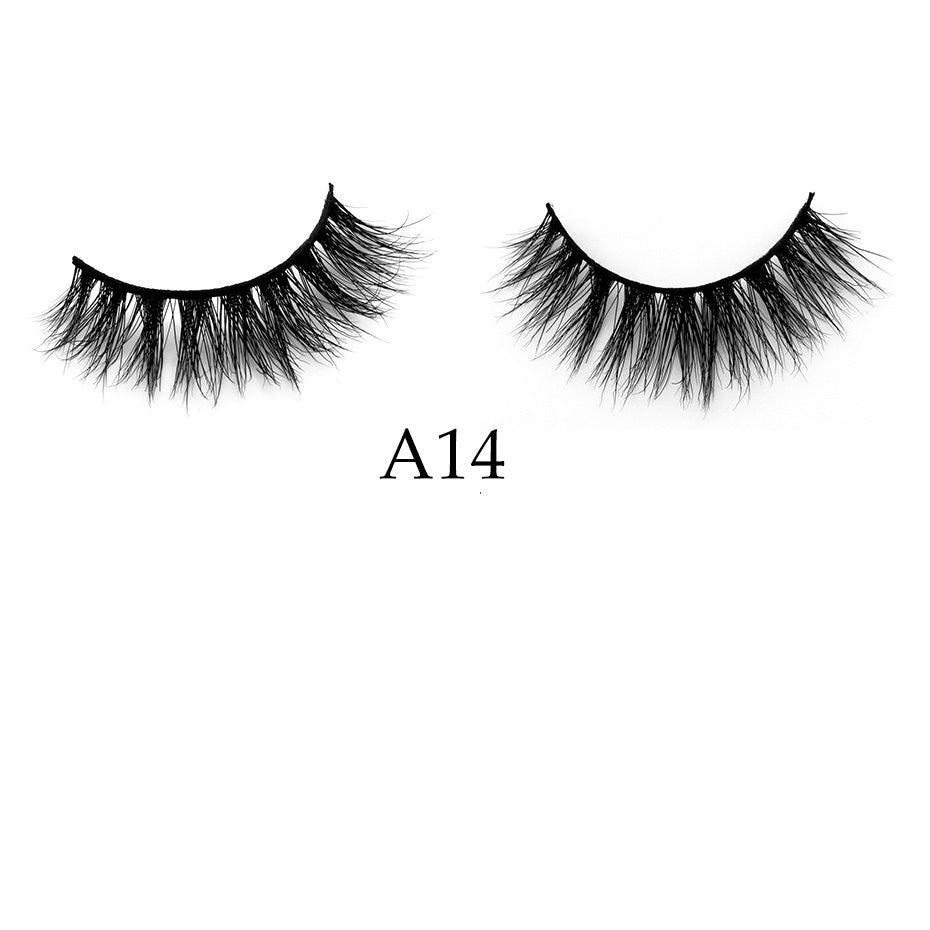 Handmade 3D Mink Full Strip False Eyelashes - Family