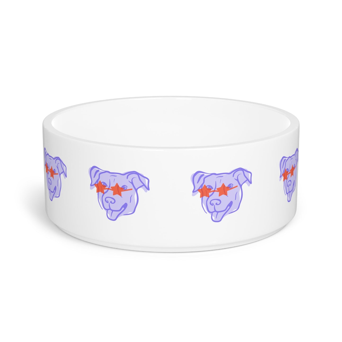 Ceramic Pet Bowl – 16 oz Dog Feeding Bowl