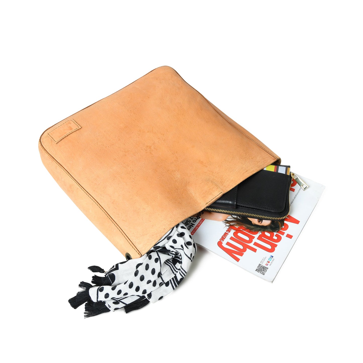 Serenity Everyday Crossbody Sling, Hellbraun