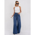 High-waisted Floor-length Flared Pants