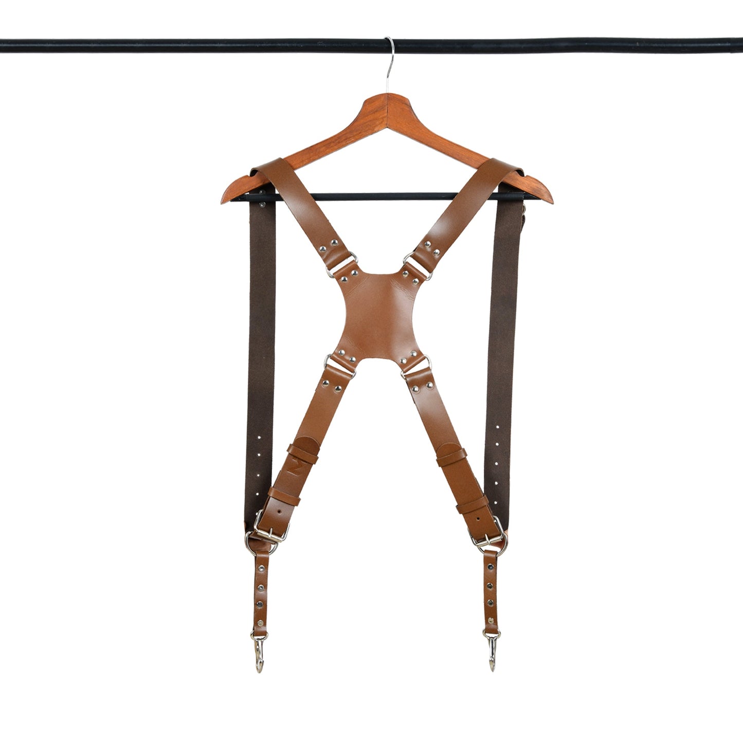 Harnais double pour appareil photo – Marron