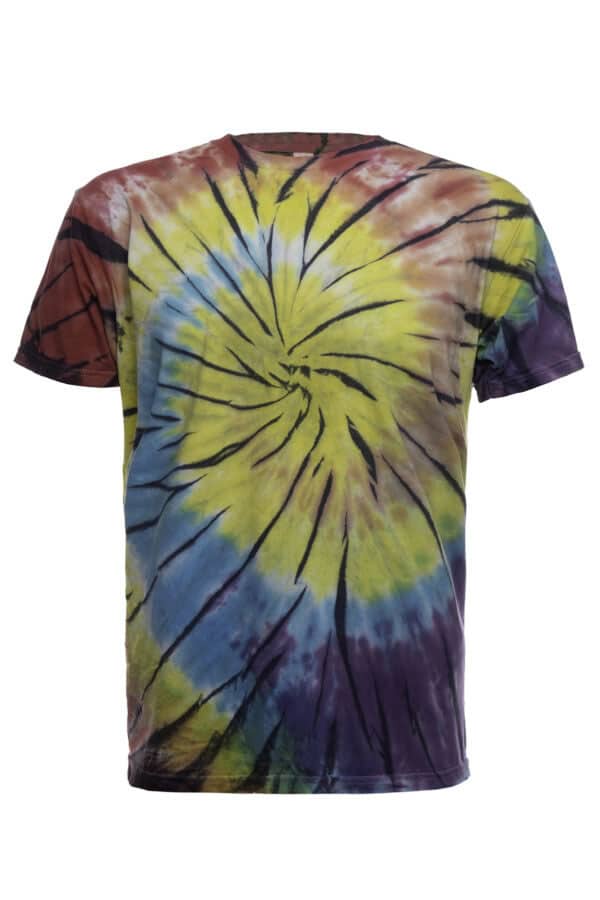 Regenbogen-Spiralbatik