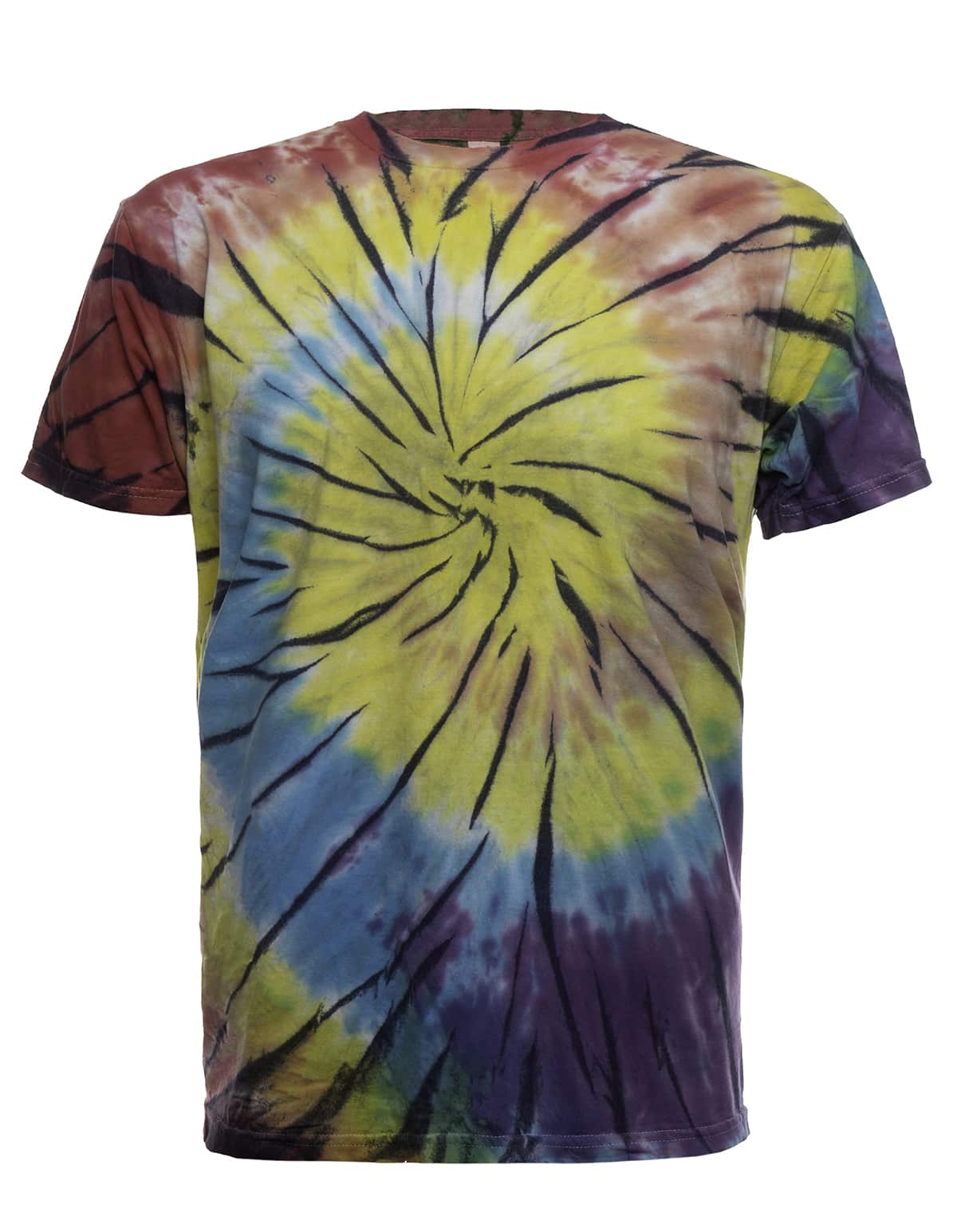 Regenbogen-Spiralbatik