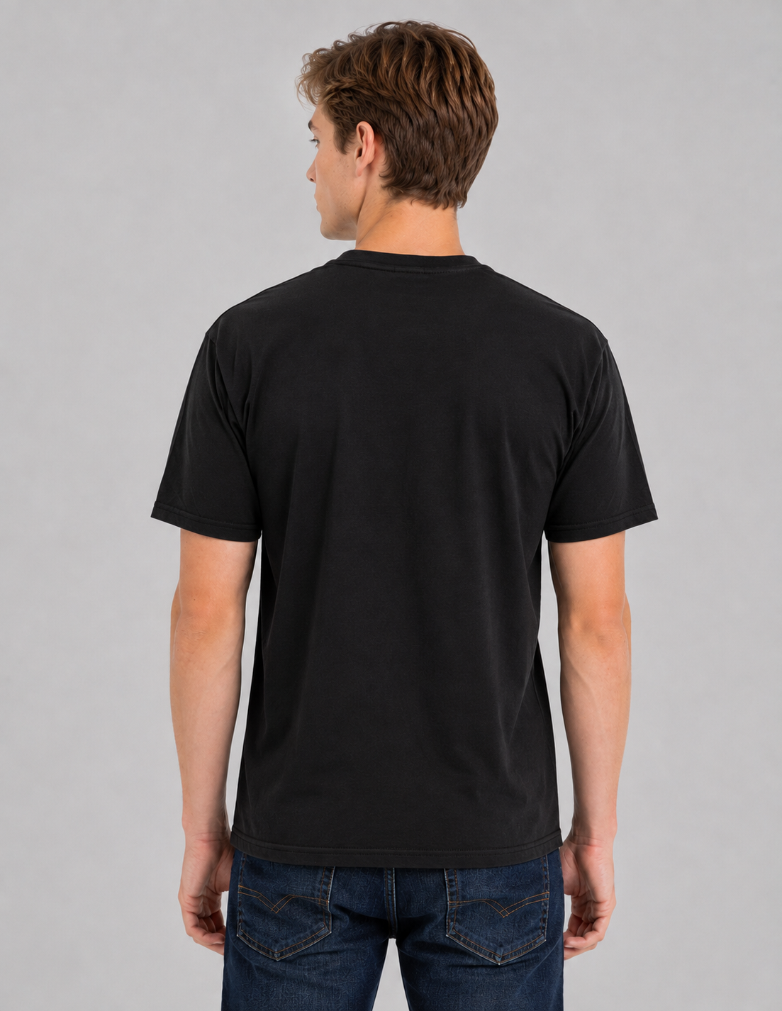Retro Ring-Spun Rundhals-T-Shirt 2100