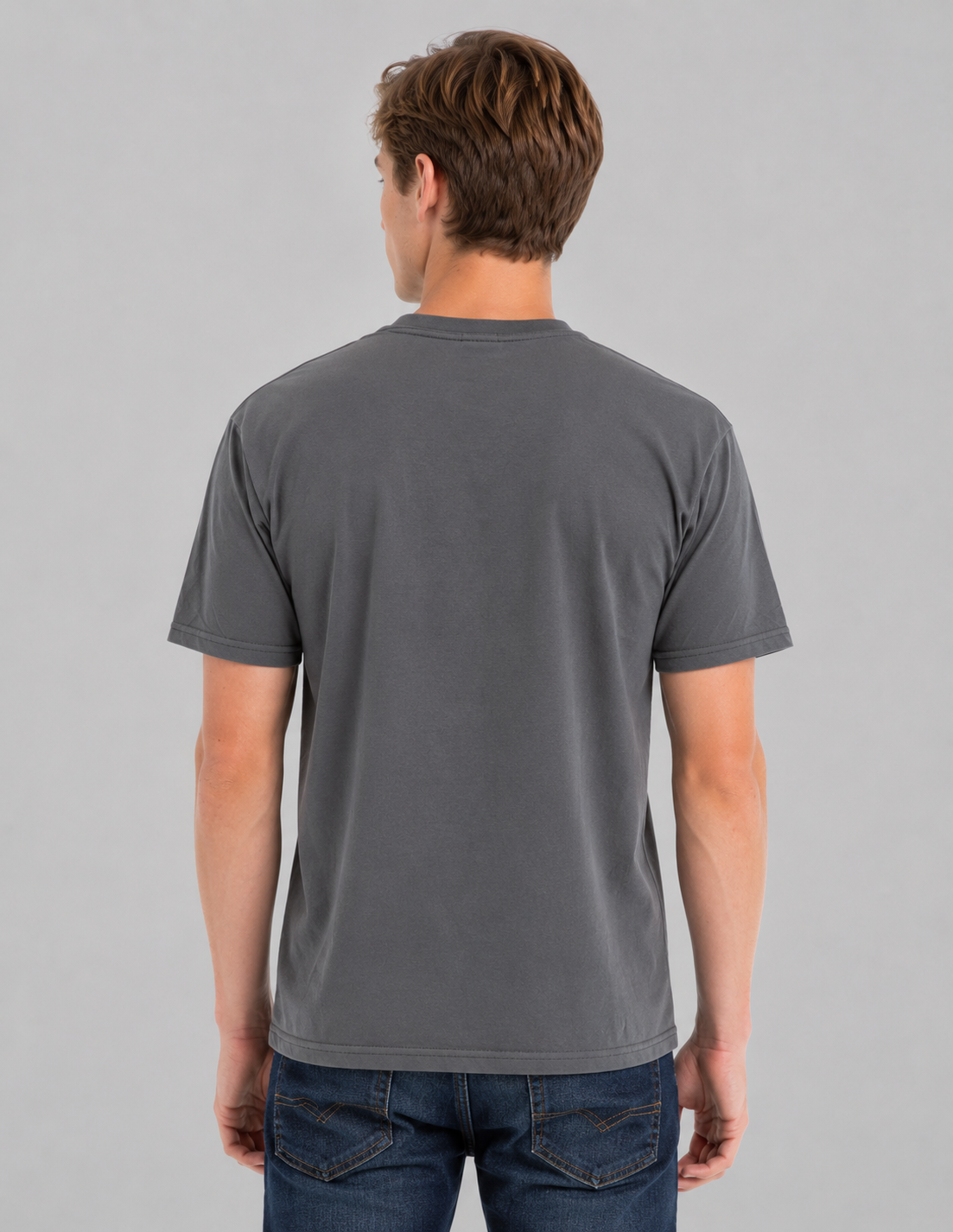 Retro Ring-Spun Rundhals-T-Shirt 2100