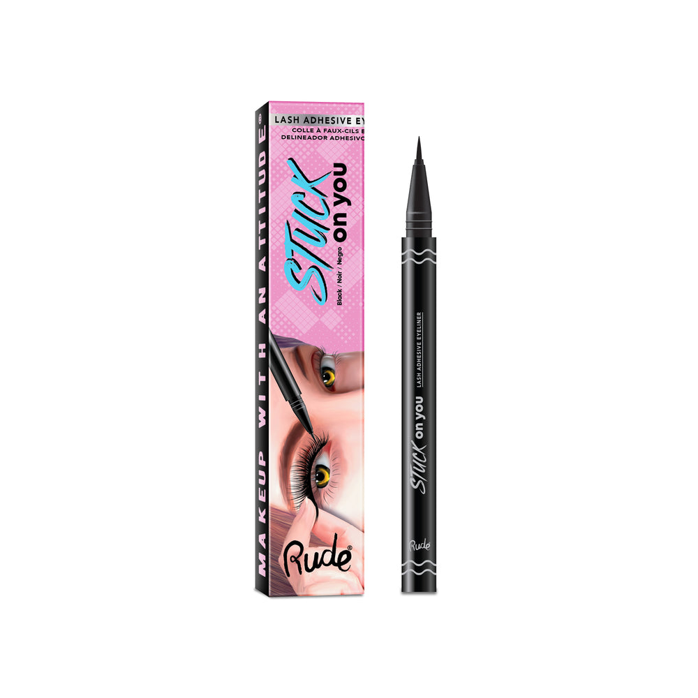 RUDE Stuck On You Wimpernkleber-Eyeliner - Schwarz