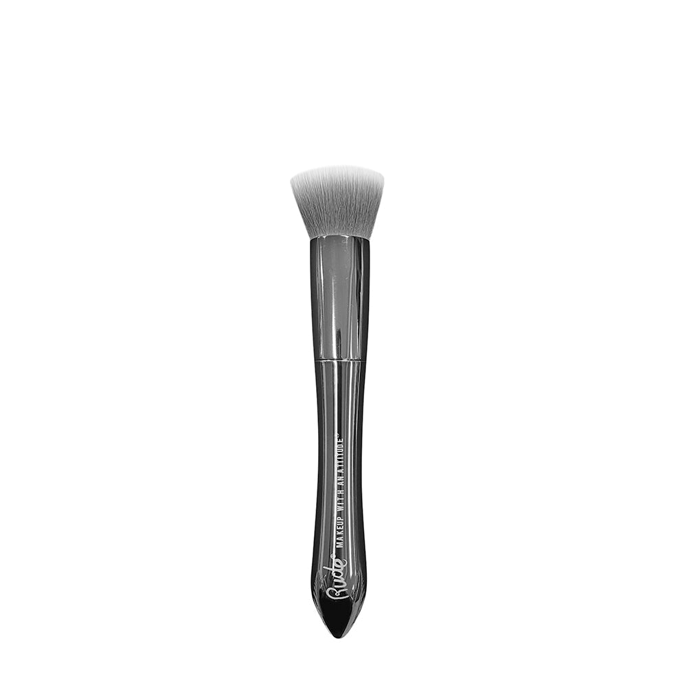 Pinceau RUDE Silver Bullet - Pinceau plat fond de teint