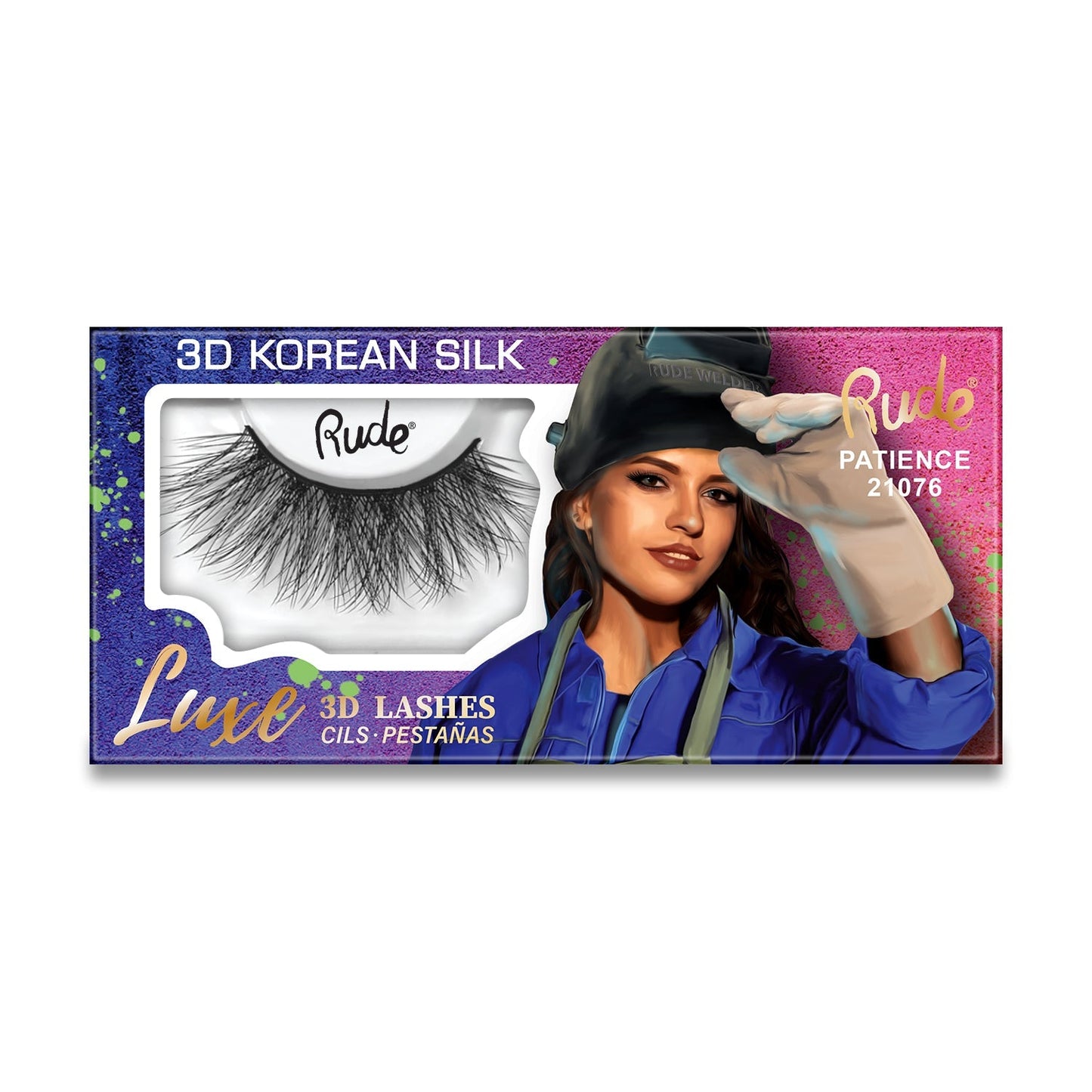 RUDE Luxe 3D Koreanische Seidenwimpern - Patience