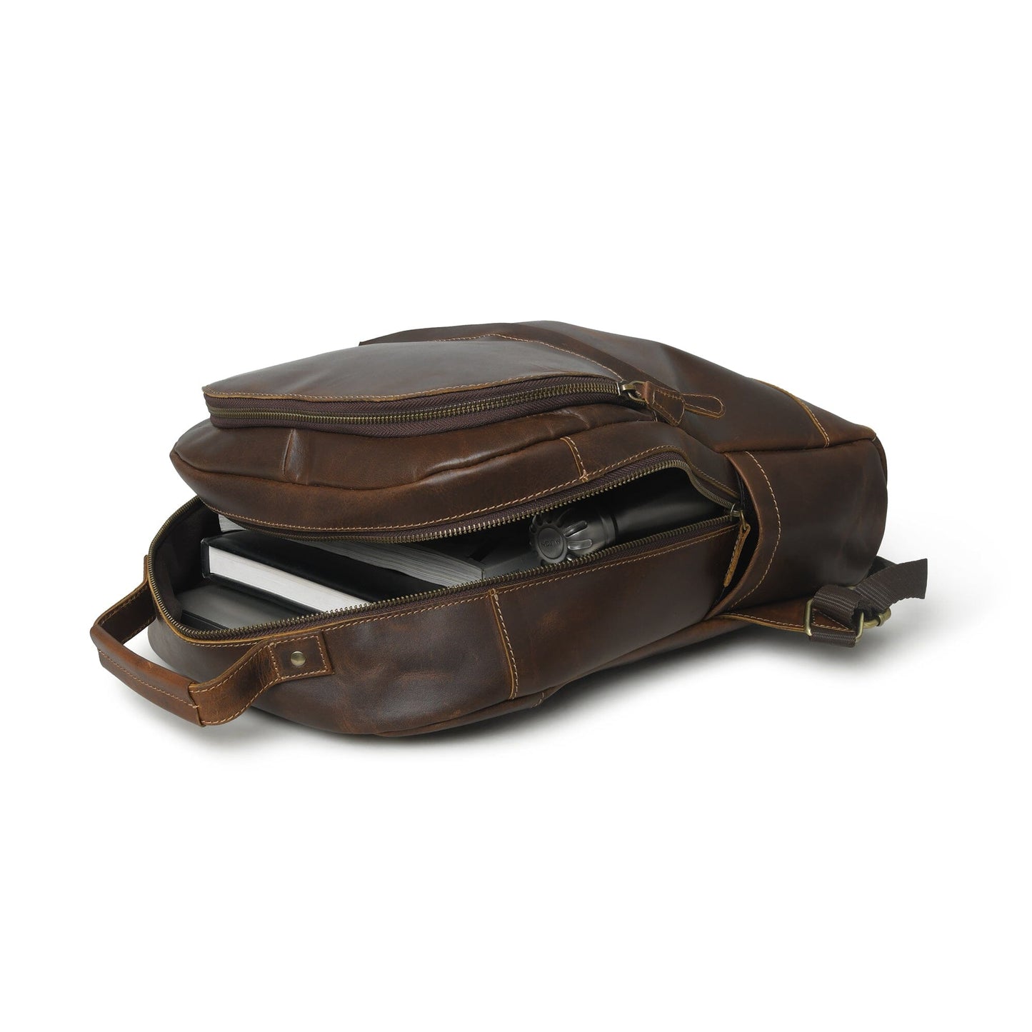 Sac à dos unisexe en cuir de buffle MaheTri Cambridge