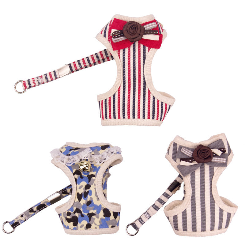 Pet Cute Chest Strap Breathable Tank Top Style Dog