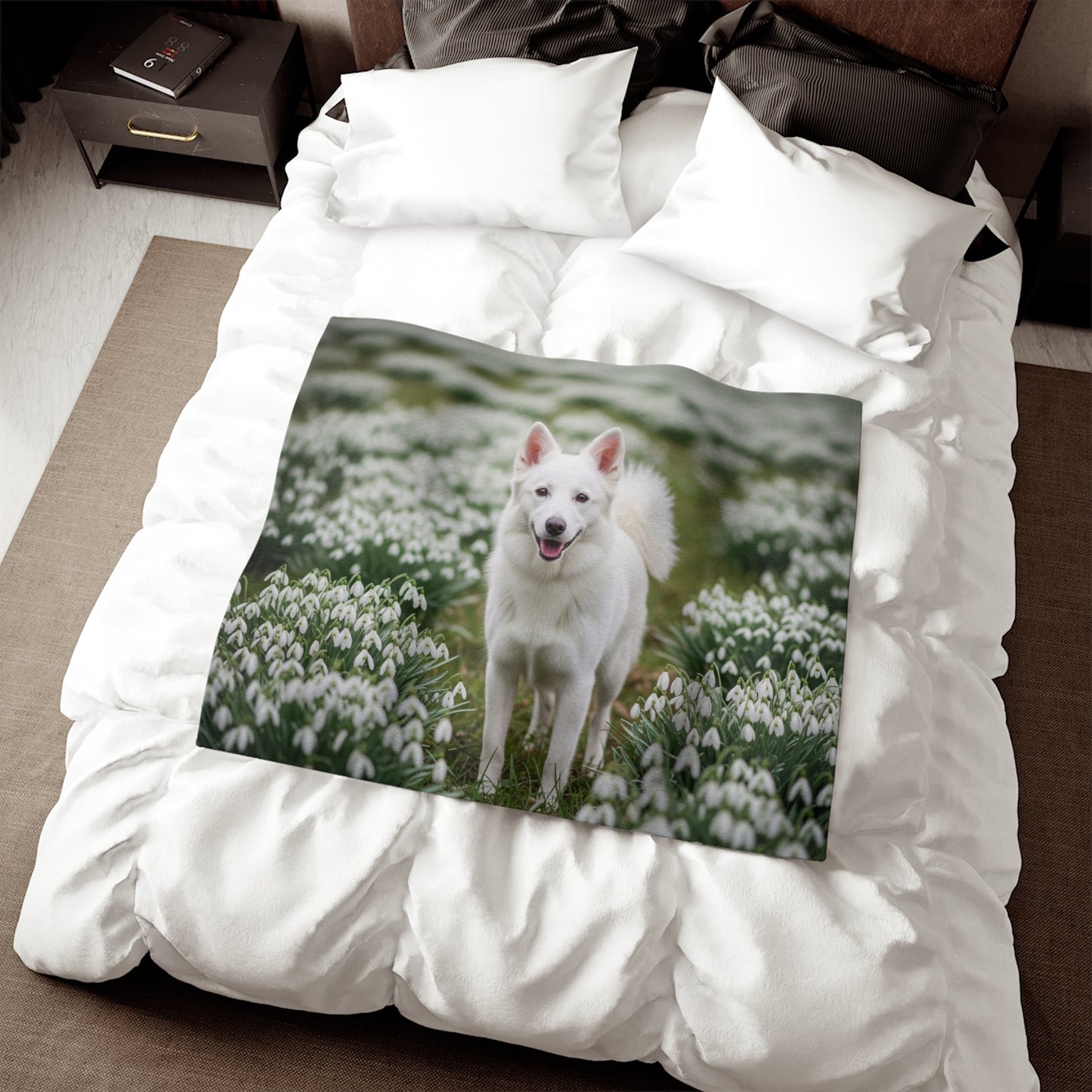 Sweatshirt Blanket – Plush Fleece Throw, 2 Size Options