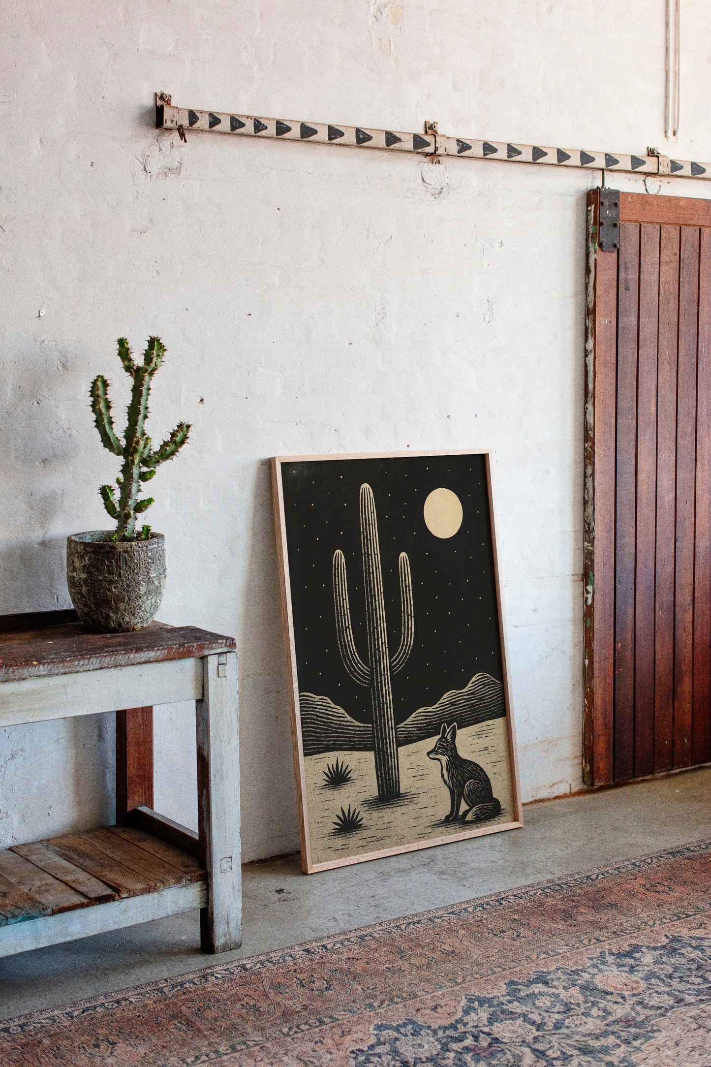 Fox and the Saguaro