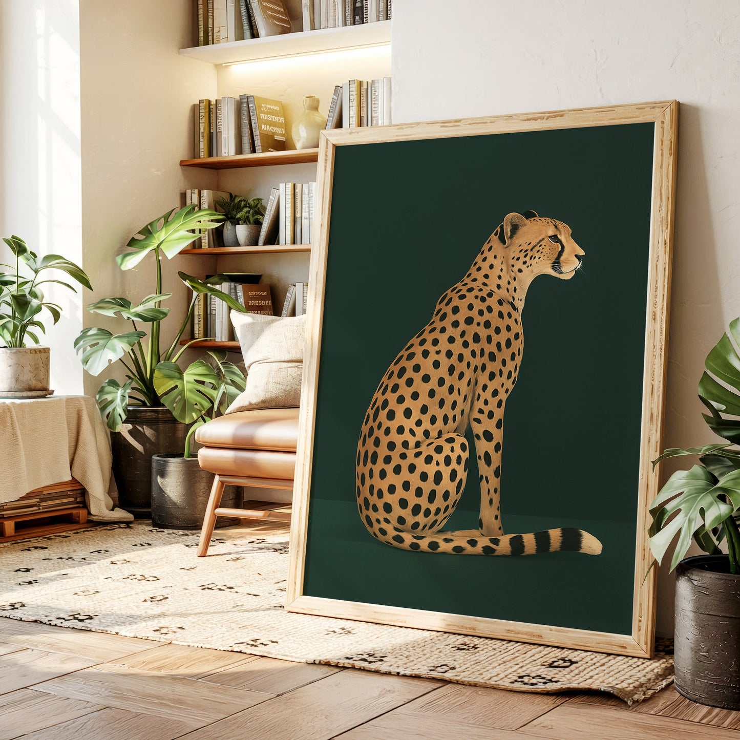 Cheetah Grace on Emerald