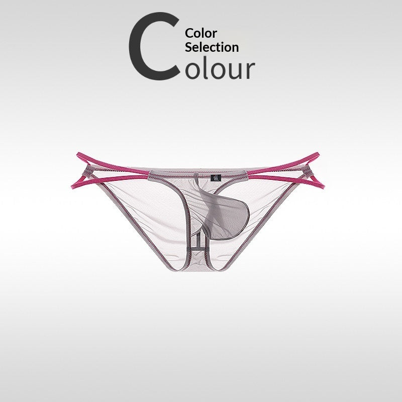 Ultra-thin Ice-silk Mens Briefs With A Slimming Waistband