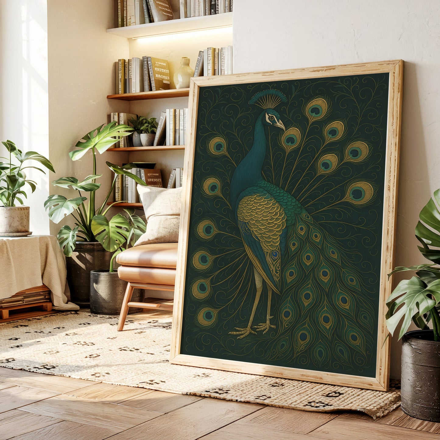 Regal Silence of the Golden Peacock