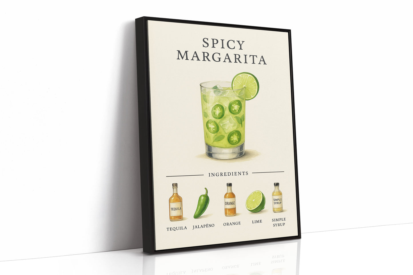 Recette de cocktail Margarita épicée à imprimer