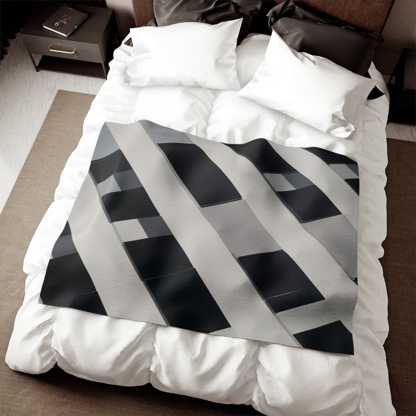 Sweatshirt Blanket – Plush Fleece Throw, 2 Size Options