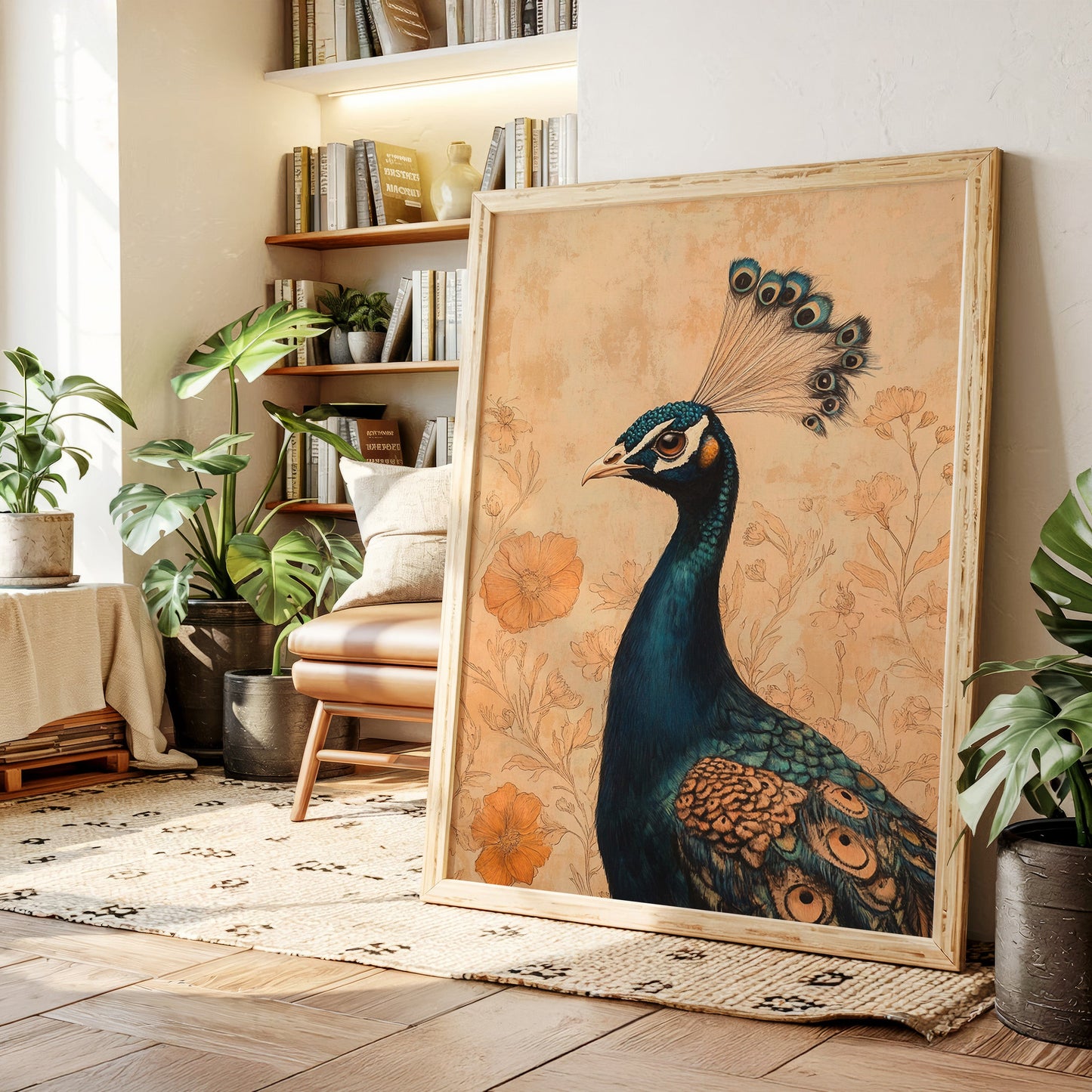 Poise and Petals in Copper and Teal