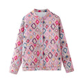 Women's Casual Crew-Neck Cotton Padded Jacket